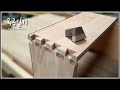 making hand cut dovetail with DIY dovetail block & only hand tools / no power tools [woodworking]