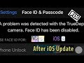 A Problem was Detected with the TrurDepth Camera  Face ID has been Disabled on iPhone 13 Pro Max