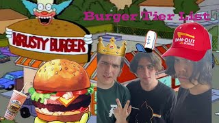 Ranking Fast Food Burgers