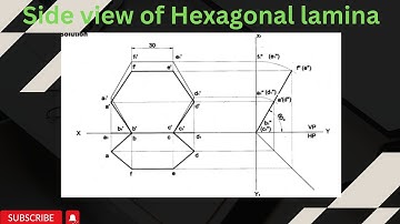 Side view problem of Hexagonal lamina Engineering Visualization