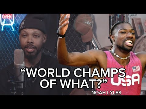 Noah Lyles Challenges NBA Championship Title “World Champions of What?” Night Talk with Dino Archie