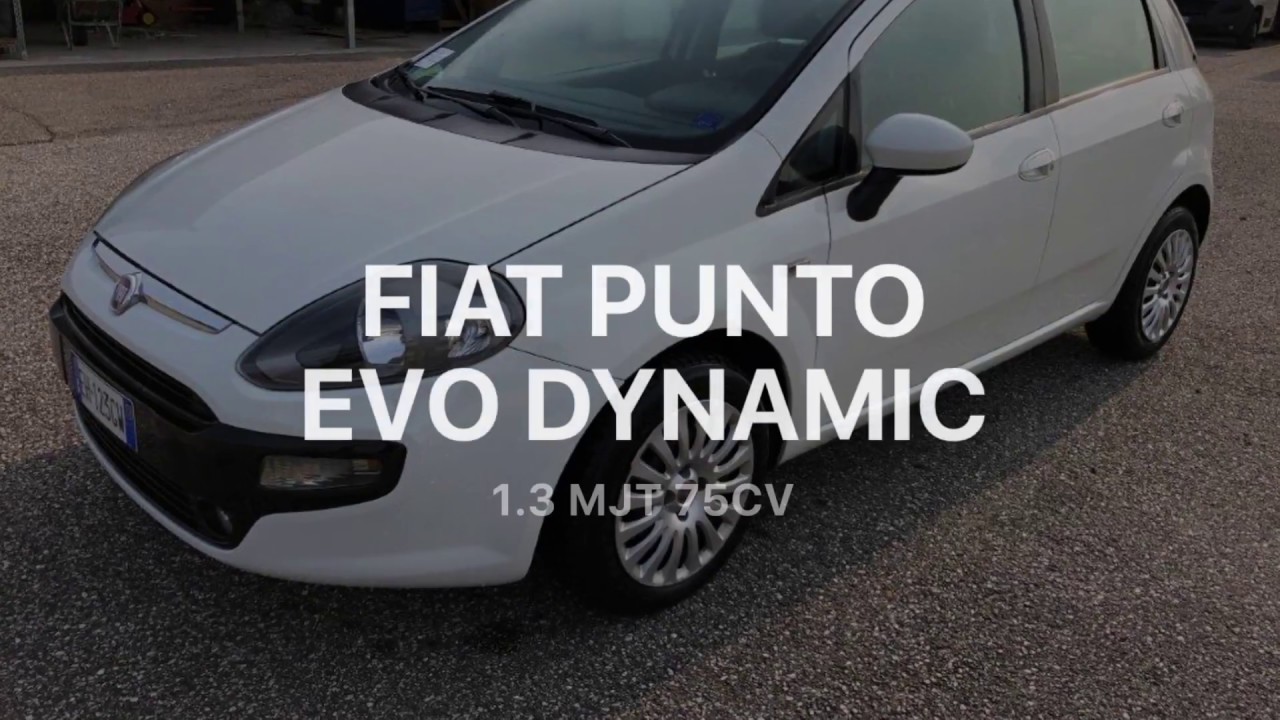 Fiat Punto Evo 1 3 Mjt 75 Cv 5 Porte Dynamic Youtube