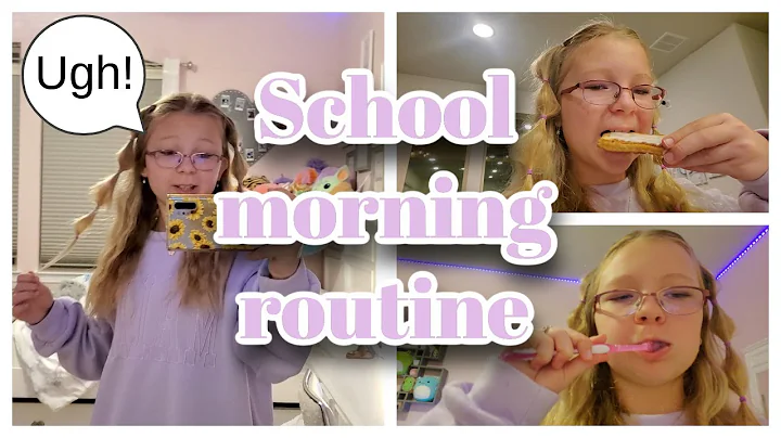 My School Morning Routine!  **Officially Leah**