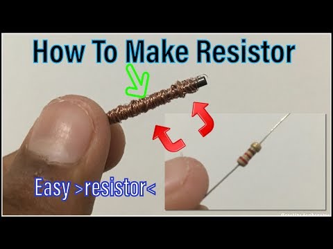 How To Make Resistor at home ||easy