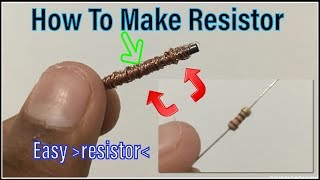 How To Make Resistor at home ||easy