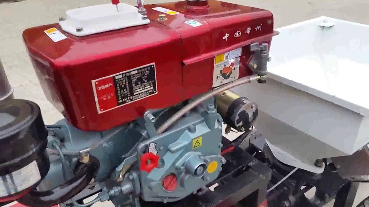 Diesel mortar spray machine with electric start
