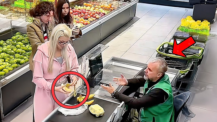 Girl bought banana but didn't want to pay for the peel, then the cashier taught her a lesson