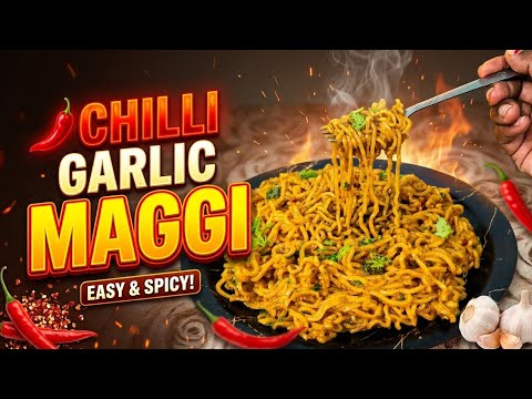 🔥 Viral Chilli Garlic Maggi 🌶️ | Spicy & Flavorful Indian Ma