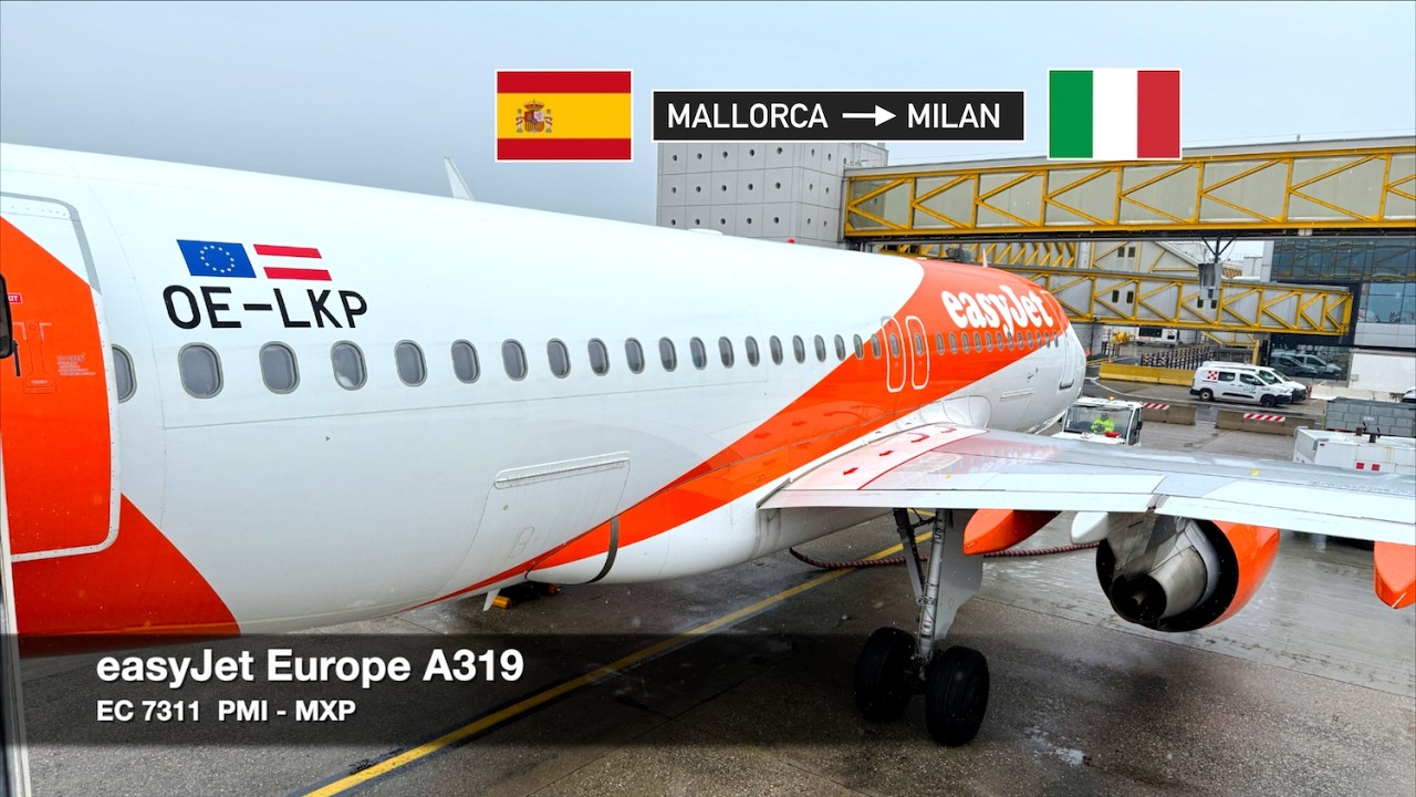 Капсула времени EasyJet на винтажном самолете A319 | EasyJet Europe A319 | Пальма-де-Майорка ✈ Ми...