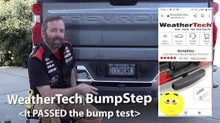 My WeatherTech BumpStep PASSED the bump test w/Paul Henderson