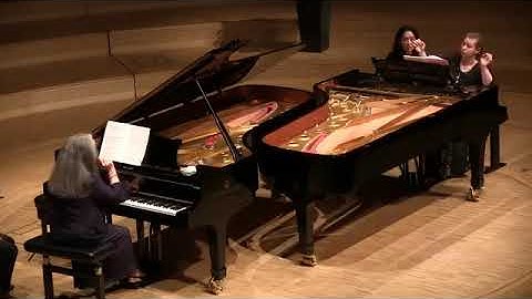 Argerich and Zilberstein play "Nutcracker-Suite" by Tchaikovsky