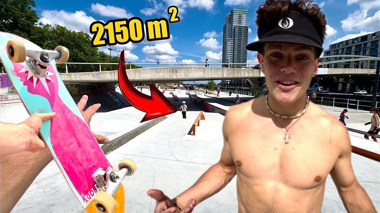 Brussels Has A NEW Skatepark (2150m2)