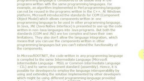 What is meant by language interoperability and language integration