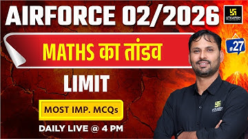 Airforce 2025 | Airforce X Group Maths | Limit | Utkarsh Defence Academy | Ravikant Sir