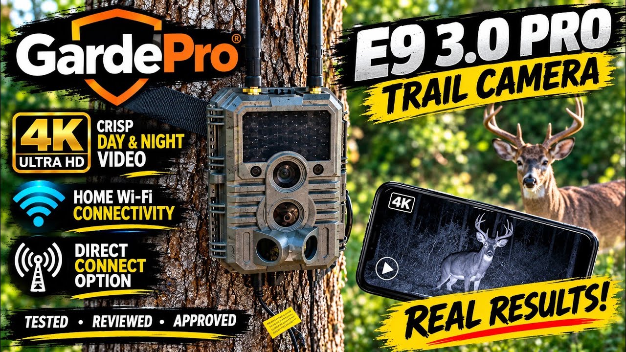 Gardepro E9 3.0 Pro Trail Camera Better than I Expected - YouTube