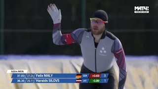 ISU European Championships - Collabo (ITA) 12 January 2019 Men 500m Allround