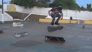 Skateboarding: Totti Thiago Switch 360 Kick Flip