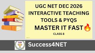 UGC NET DEC 2026 | PAPER 1 | Unit 8: ICT | Interactive Teaching Tools & PYQs | Class 8 screenshot 3