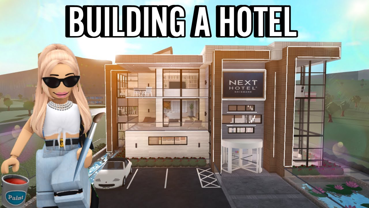 BUILDING A BLOXBURG HOTEL