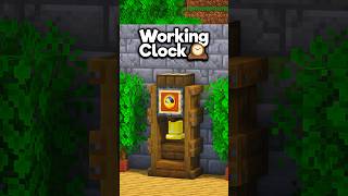 Working Clock in Minecraft 🕰️