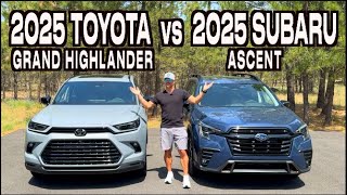 2 Suvs, 1 Review 2025 Toyota Grand Highlander Vs 2025 Subaru Ascent On Everyman Driver
