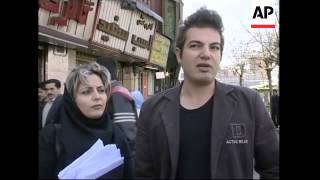 Iranians at national day ceremony comment on UK sailors