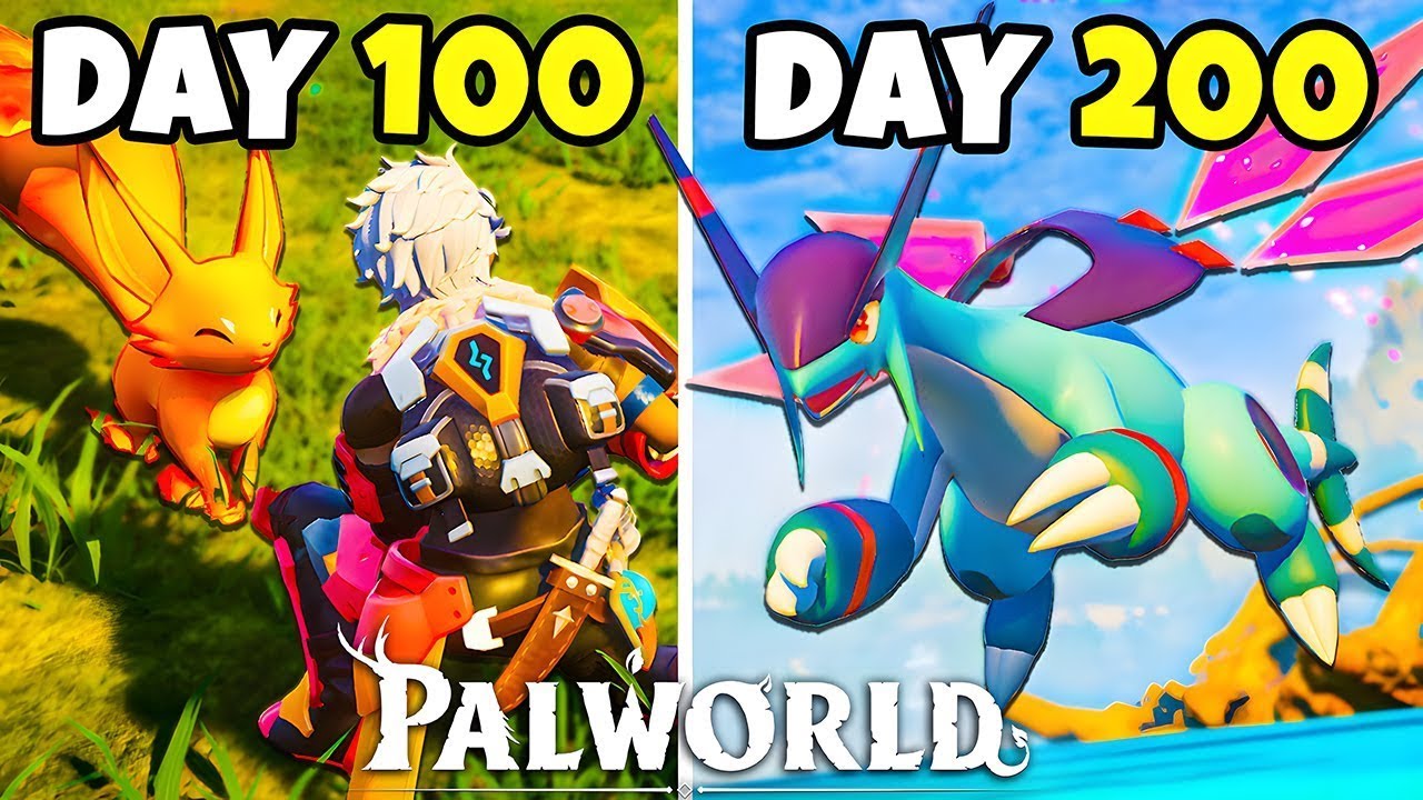 I Survived 100 to 200 Days In PALWORLD [No Commentary] #8