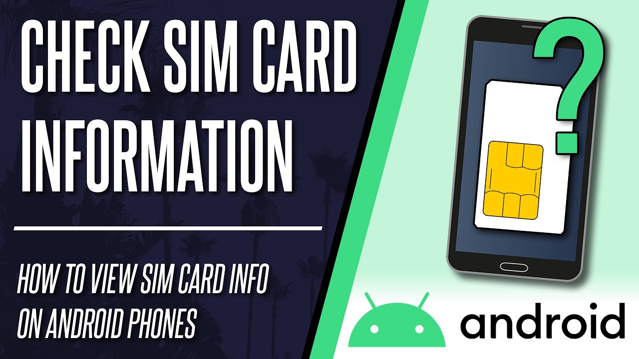 What is stored on a SIM card?