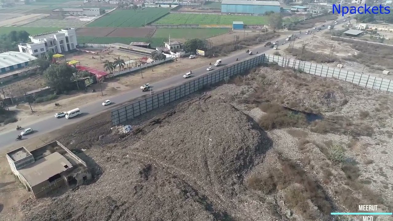**"MCD Meerut Garbage Volume Analysis & Monitoring | Drone Survey & 3D Mapping by NPackets"**