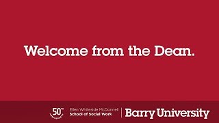 Welcome from Dean