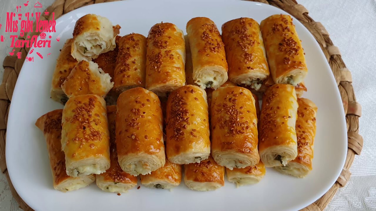 PEYNİRLİ PRATİK RULO BÖREK TARİFİ