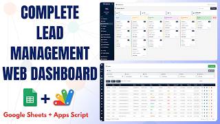 How To Build A Complete Lead Management Crm With Google Sheets U0026 Apps Script  E39