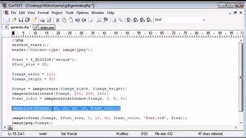 Creating Captcha Image Security Part 3 tutorial in PHP - MYSQL by For Student Organization