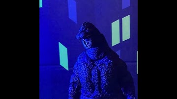 Godzilla Atomic Breath Stop Motion Test