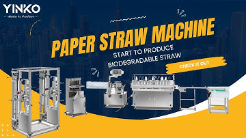 High speed paper straw making machine