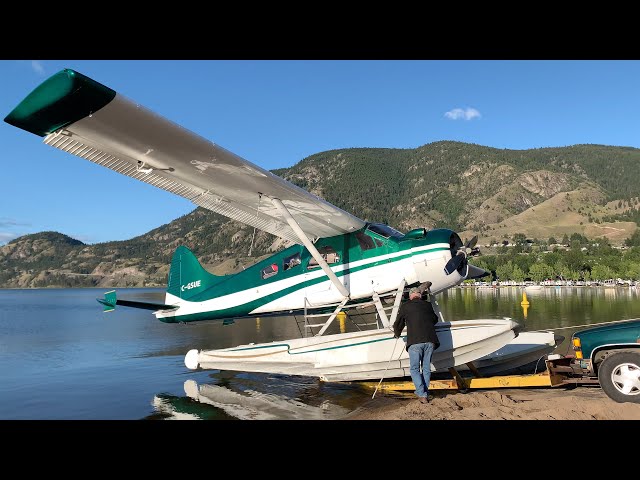 DHC-2 Beaver seaplane Beach Launch & Take Off