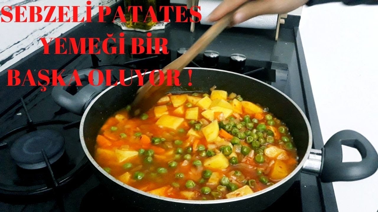 PATATESLİ YAZ BEZELYELİ HARİKA YEMEK TARİFİ – ANA YEMEK
