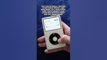 Spotify could never. 💿 #ipod #spotify #intentionaltech