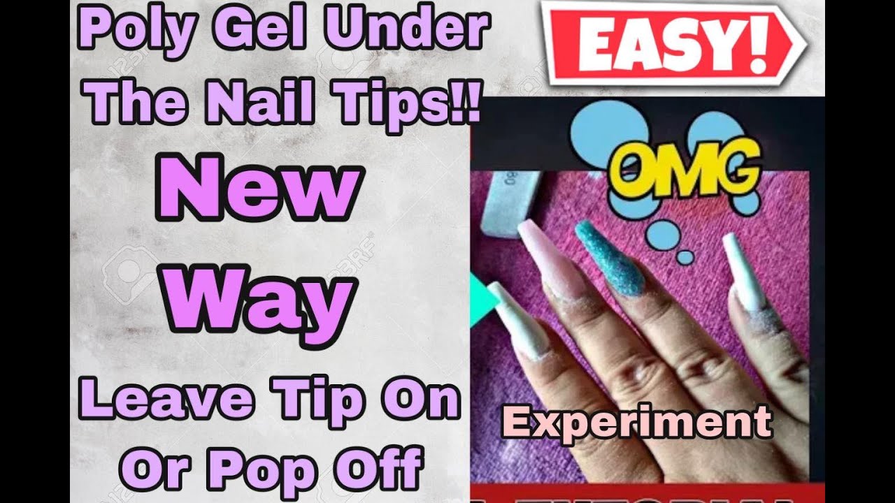 Experiment #3 Full Tutorial Using Regular Nail Tips! LEAVE TIPS ON? OR ...