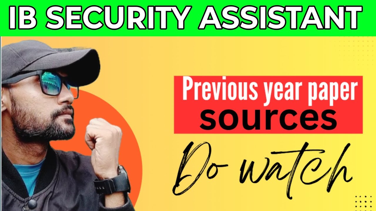 Ib security assistant previous year question paper analysis with souce ...
