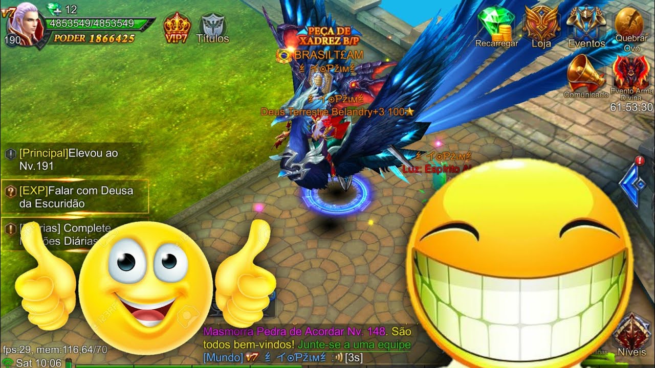 PEGUEI A MONTARIA QUE EU TANTO QUERIA - Goddess Primal Chaos Mobile MMORPG - YouTube