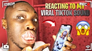 REACTING TO ONE OF MY VIRAL TIKTOK SOUND *IM GOING TO BE JAYDA WAYDA*