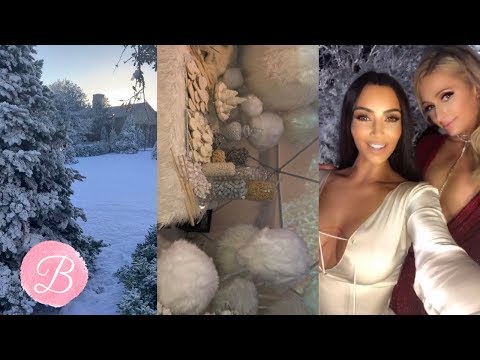 Video: Kim Kardashian npaj rau Christmas yug