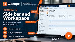 QScope tutorial 13: the side bar and your Workspace