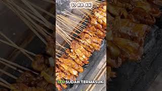 10 Rb Sudah Termasuk Sate 10 Tusuk  Plus Lontongnya Sate Pak Imam Jl Kh Wachid Hasyim kuliner