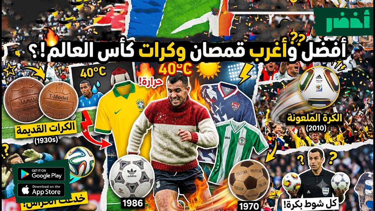 أغرب حكايات كأس العالم وجنون كرة القدم 🤯👕 |  كورة عالماشي ⚽ #أخضر