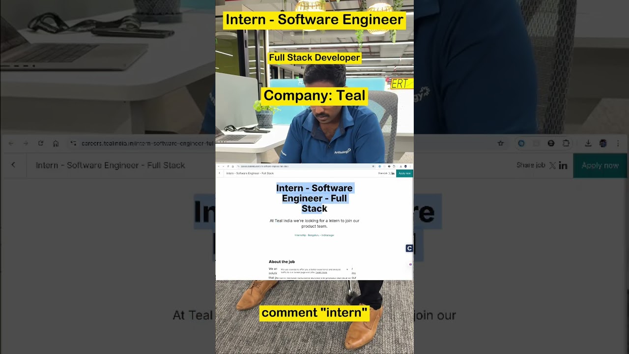 Intern - Software Engineer - Full Stack