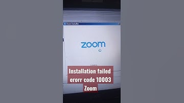 Zoom Installation Failed Eror Code 10003, Windows 7 #shorts
