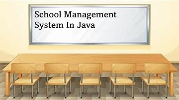 School Management System In Java☕