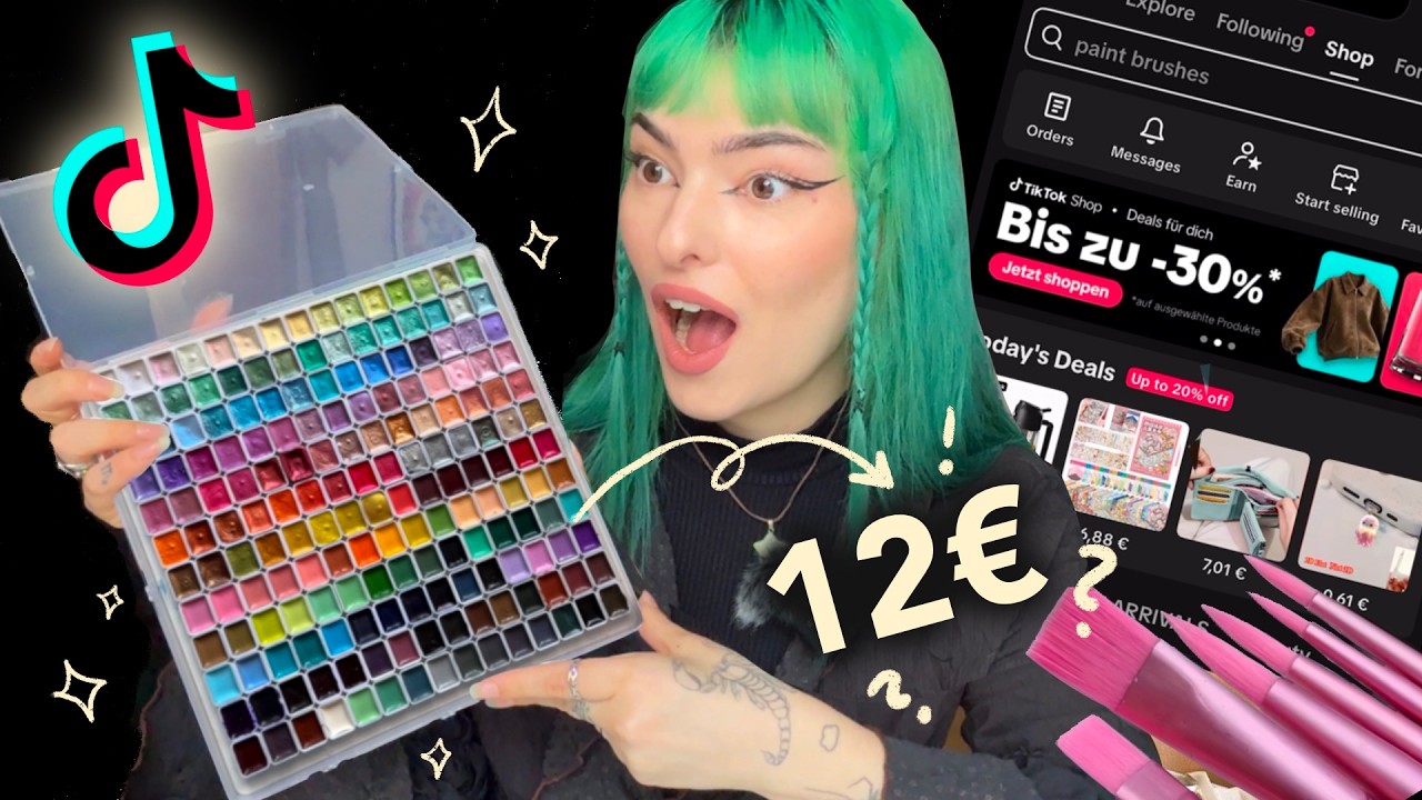 Ich kaufe Kunstprodukte im TikTok Shop und teste sie - das hab ich nicht erwartet